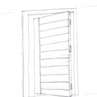 studio dei particolari - infisso interno esistente 